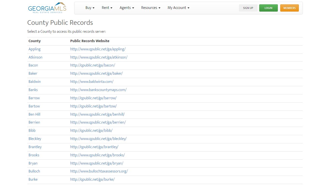 County Records | Georgia MLS